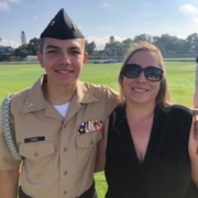Diedre Turner and her son Tyler.