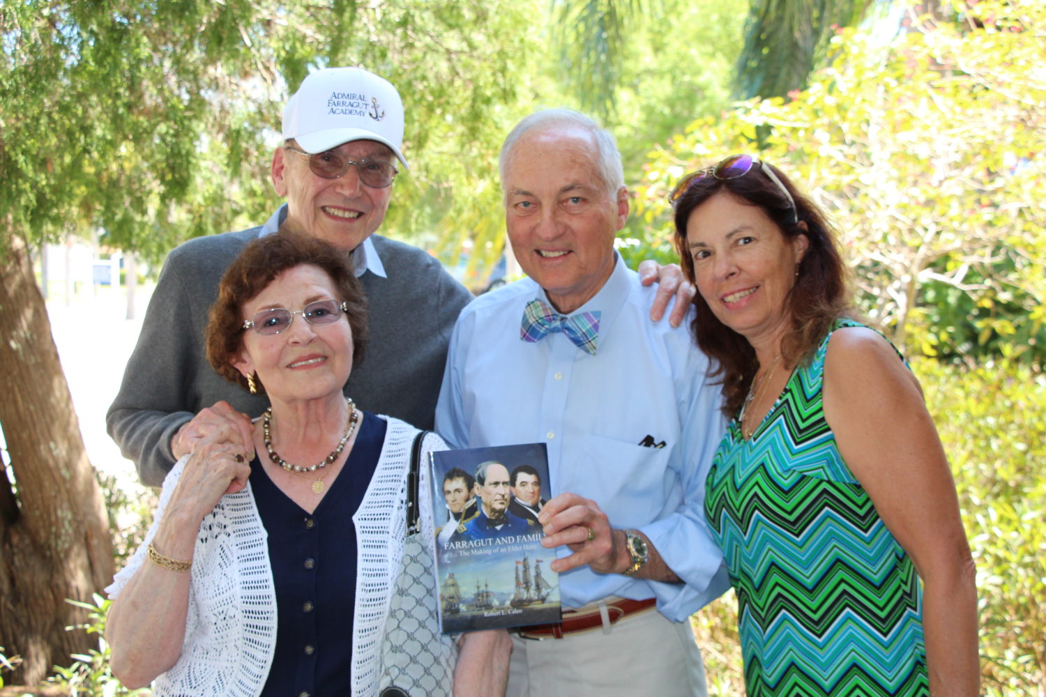 Robert L. Caleo, author of the book “Farragut and His Family,” visits Admiral Farragut Academy