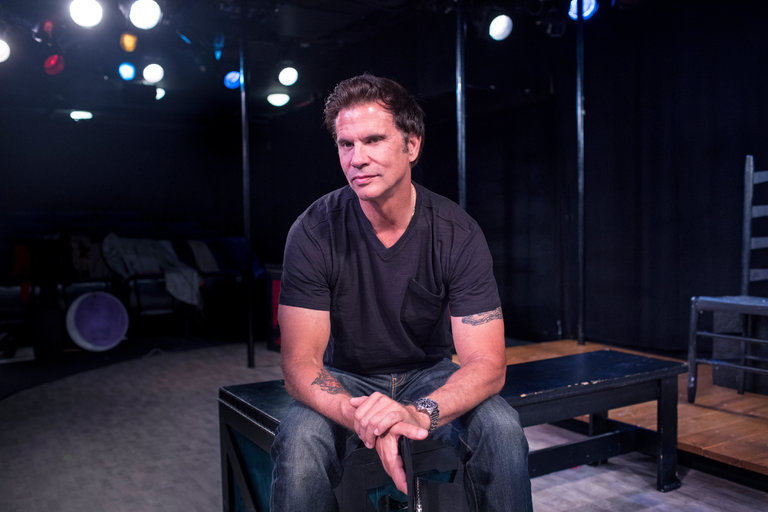 Lorenzo Lamas, 58, plays El Gallo in “The Fantasticks” at Theater Center. Credit Sara Krulwich/The New York Times