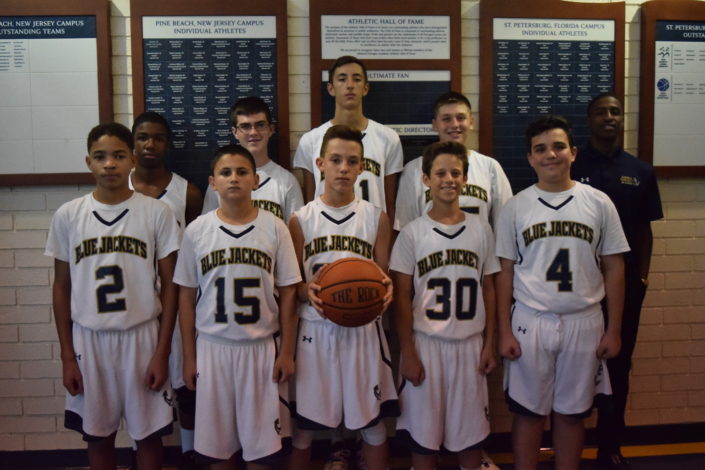 Middle School Boy's Basketball Teams Both Finish Season 7:1 - Admiral 