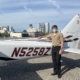 Aviation student Billy Price ‘22 earns solo flight endorsement