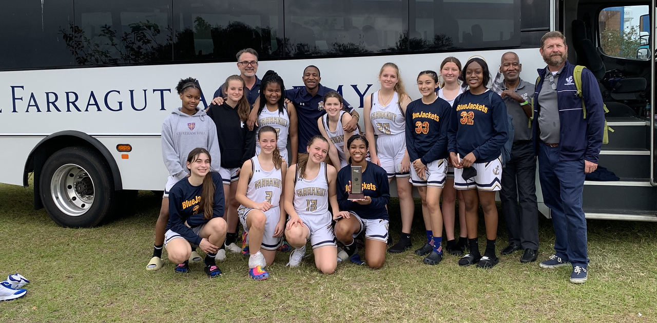Girls Varsity Basketball team wins championship at Sunshine State Athletic Conference Tournament