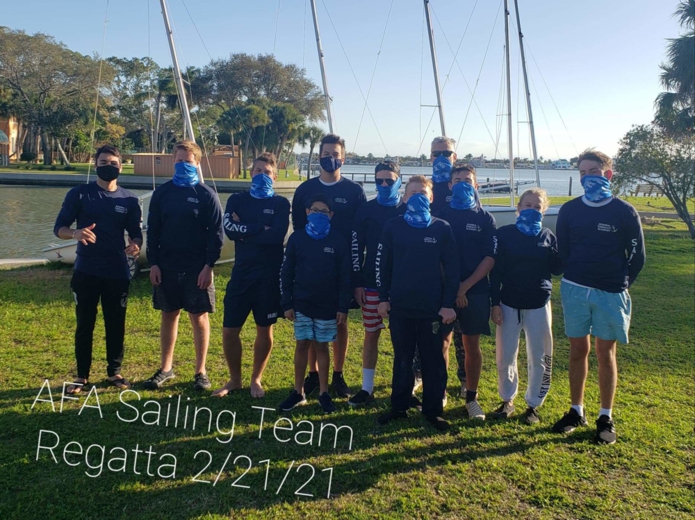 Farragut's sailing team competed in a sailing scrimmage regatta in Venice, FL, securing several second and third place wins.