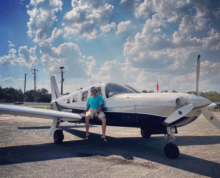 Spencer Salzberg ‘22 earns Private Pilot Certificate