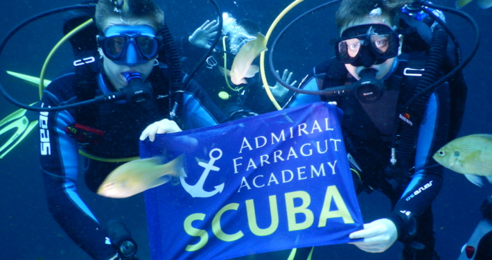 Admiral Farragut Academy's Scuba classes and club spent the 2020-2021 school year under the waves.