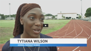 ​​Track student-athlete Tytiana Wilson '21 chosen as Bay​ ​News​ ​9 Athlete of the Week